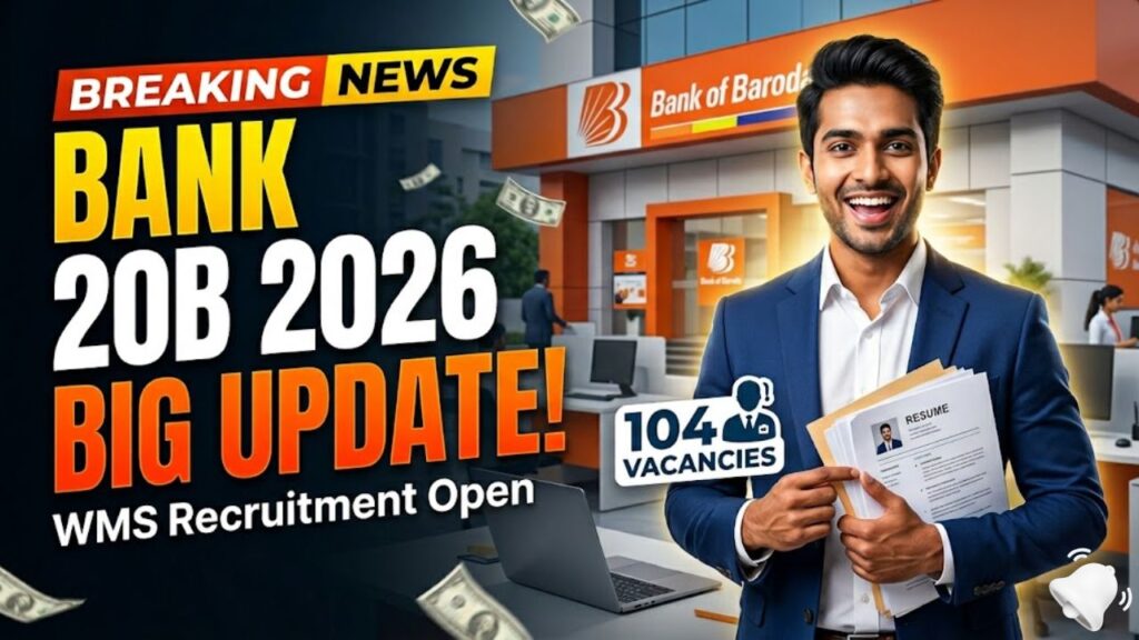 Bank of Baroda WMS Recruitment 2026 Detail