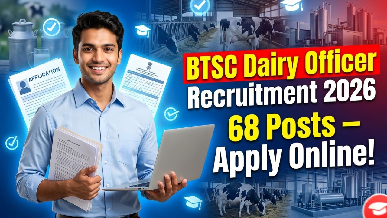 Bihar BTSC Dairy Officer Recruitment 2026