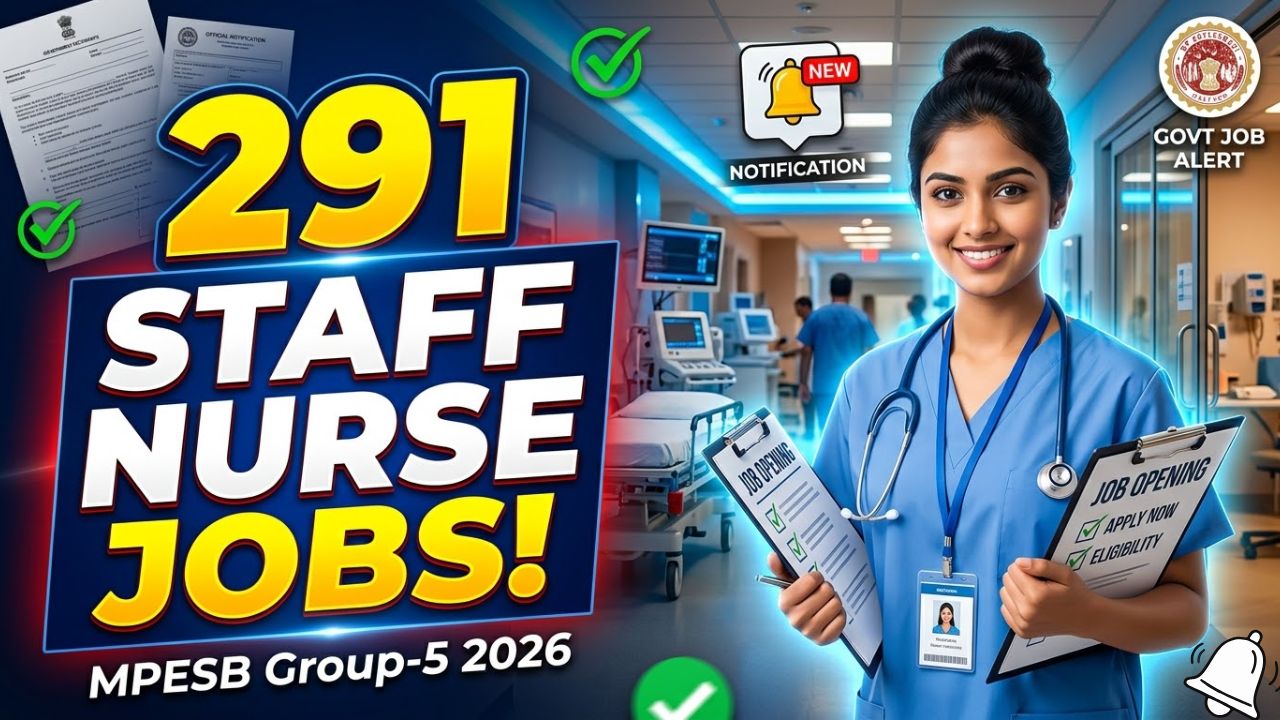 MPESB Group-5 Staff Nurse Recruitment 2026