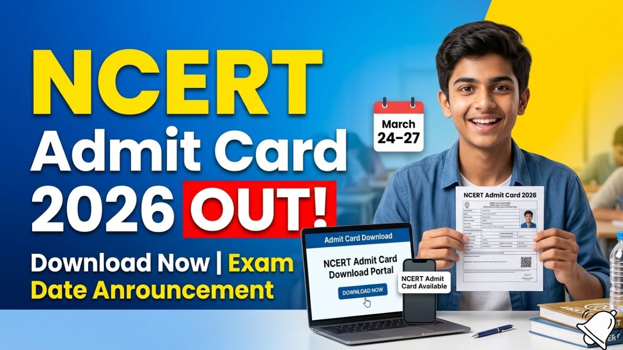 NCERT Non-Academic Admit Card 2026 Out