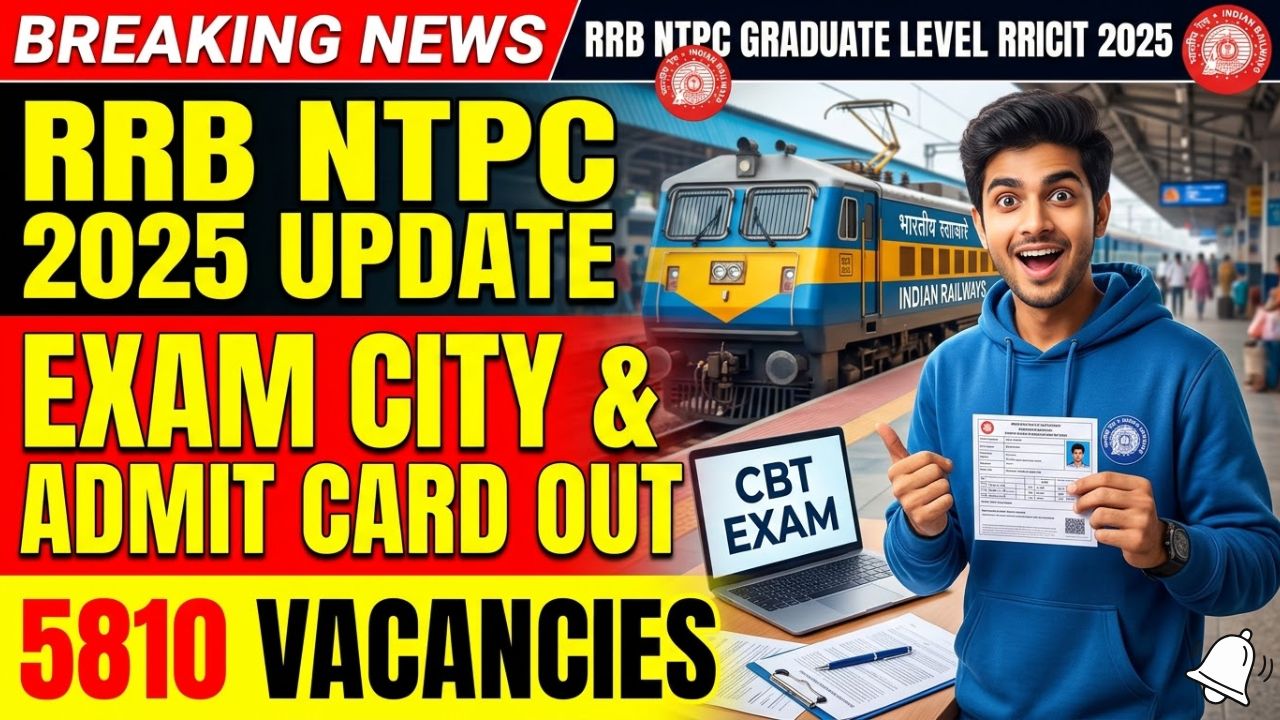 RRB NTPC Graduate Level Recruitment 2025