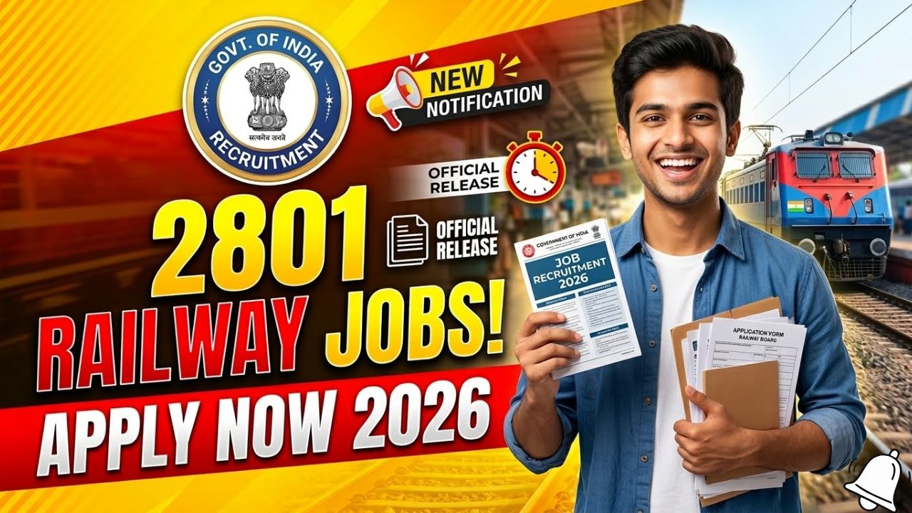 RRC SCR Apprentice Recruitment 2026: Apply Online for 2801 Posts, Eligibility, Dates & Full Details RRC SCR Apprentice Recruitment 2026