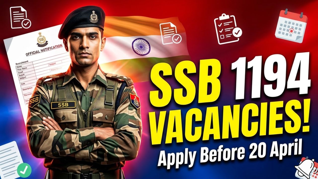 SSB Recruitment 2026