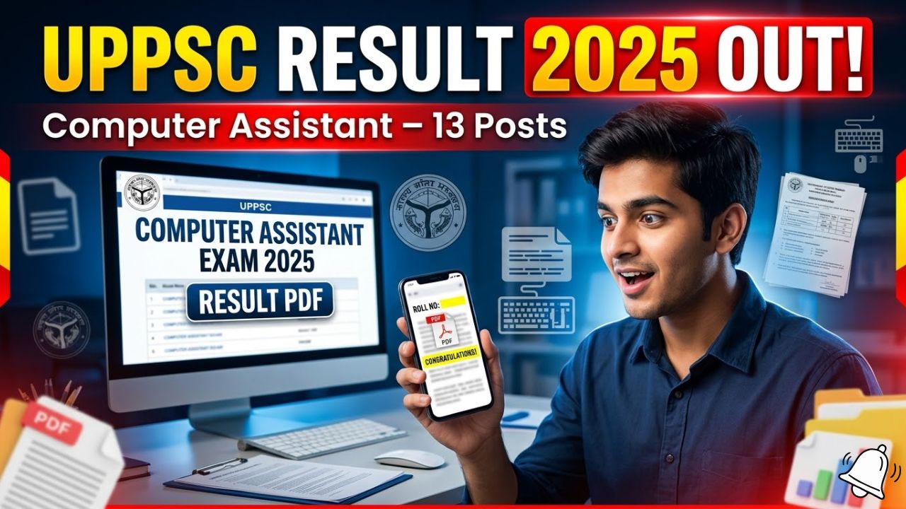UPPSC Computer Assistant Result 2025 Out