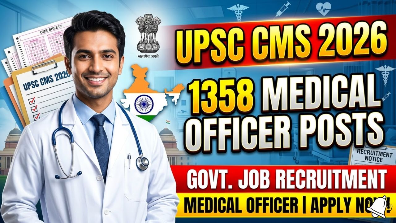 UPSC CMS 2026 Recruitment