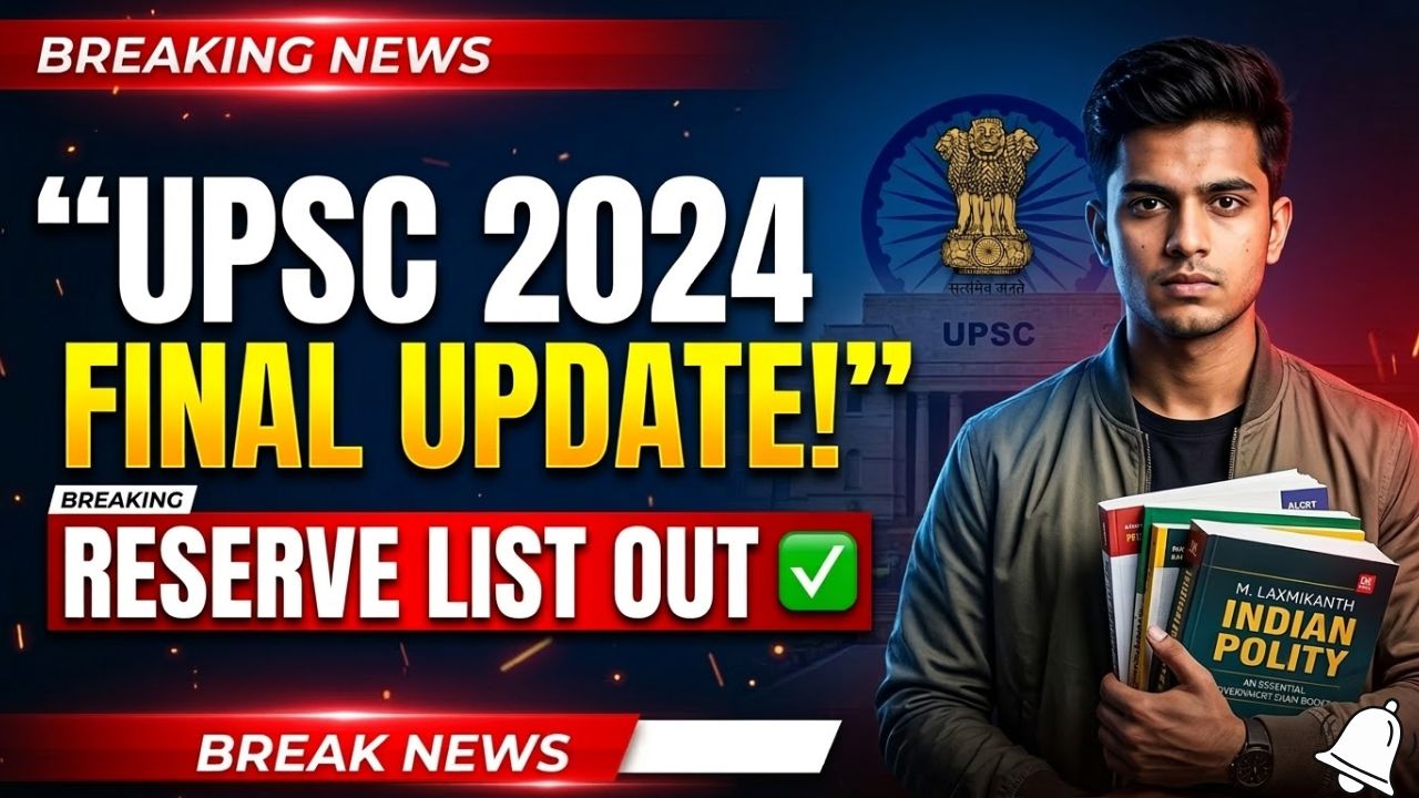 UPSC Civil Services IAS IFS Recruitment 2024 Final Update