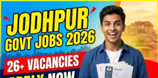 Jodhpur Government Jobs 2026