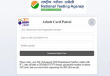 JEE Advanced 2026 Admit Card Released at jeeadv.ac.in, Direct Download Link Active JEE Advanced 2026 Admit Card Released