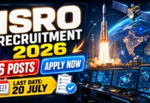 ISRO ISTRAC Bengaluru Recruitment 2026
