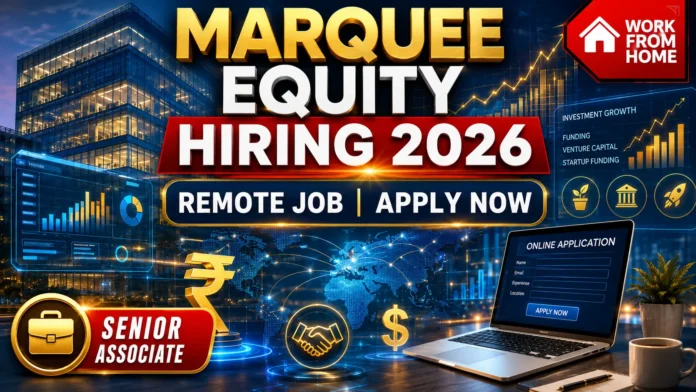 Marquee Equity Hiring Investor Relations Specialist 2026