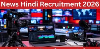 BBC News Hindi Recruitment 2026 Assistant Producer Job Apply Before 5 July