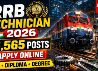 RRB Technician Recruitment 2026