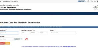 UPSSSC Pharmacist Mains Admit Card 2026 Out
