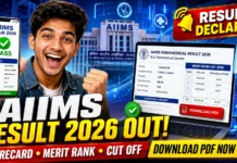 AIIMS Paramedical Result 2026 Declared Check
